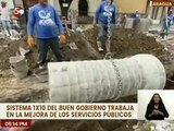 Aragua | Sustituyen 110 metros lineales de tubería de aguas servidas en la calle Comercio de Cagua