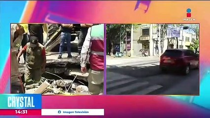 Reparan socavón en la Col. Roma Norte, alcaldía Cuauhtémoc