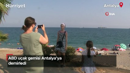 Dünyanın en büyük uçak gemisi Antalya'da