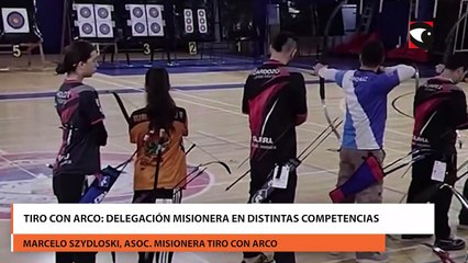 Tiro con arco delegación misionera en distintas competencias.  mp4