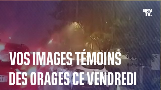 Vos images des orages ce vendredi, de l'Auvergne-Rhône Alpes jusqu'au Grand Est