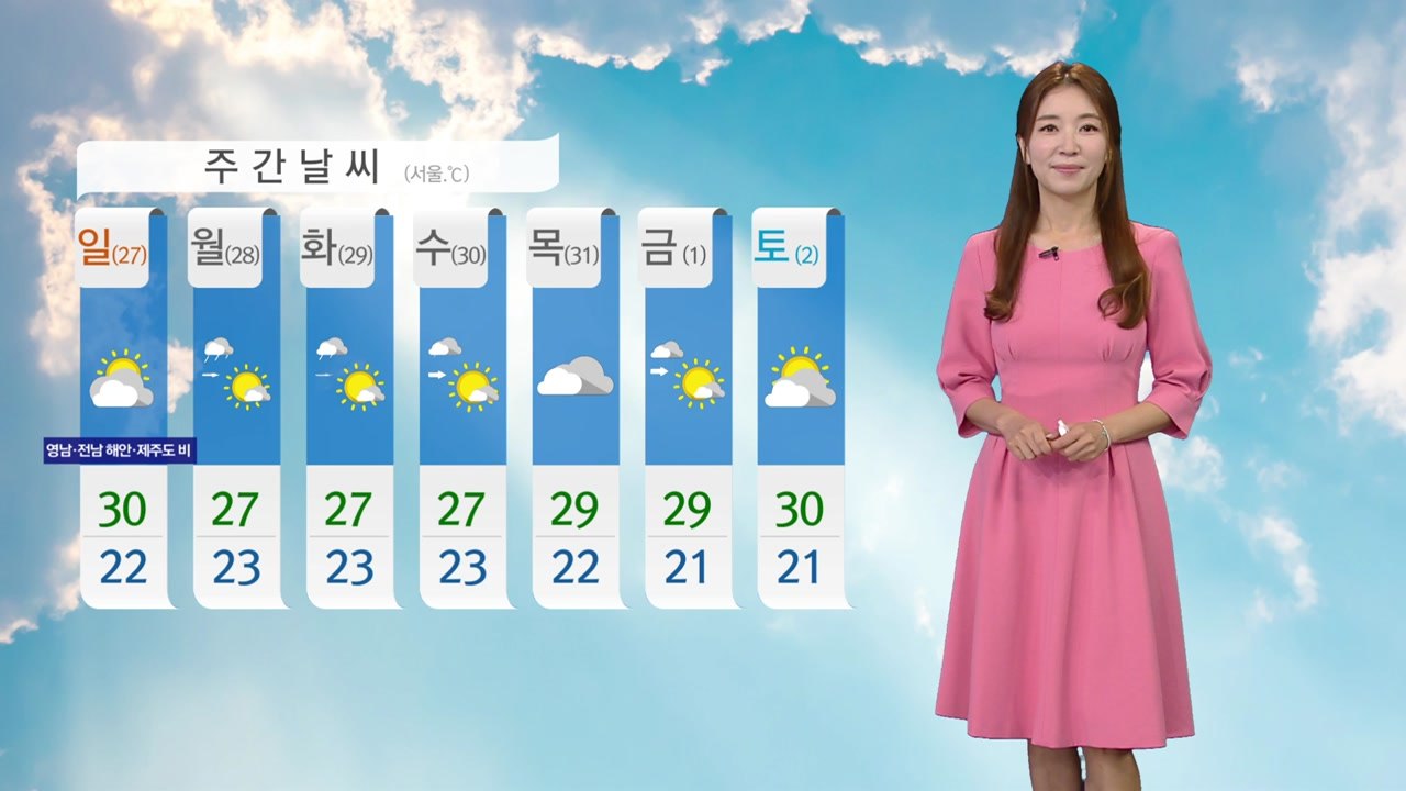 [날씨] 주말 무더위 기승...오전까지 짙은 안개 / YTN