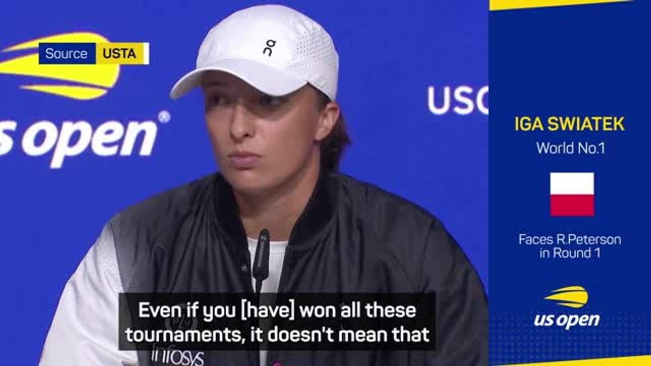 Grand Slam wins not changing Swiatek's work ethic