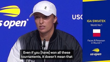 Grand Slam wins not changing Swiatek's work ethic