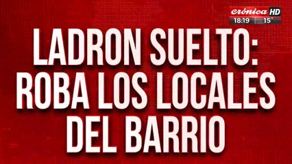Comerciantes de un barrio viven atemorizados por un delincuente