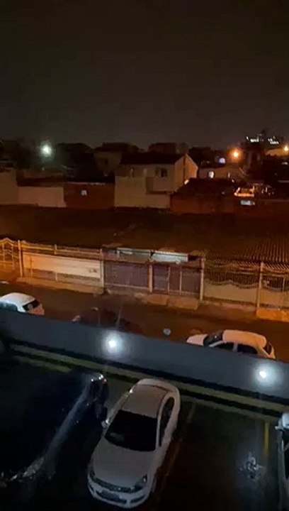Chuva em Samambaia Norte na noite desta sexta (25/8)