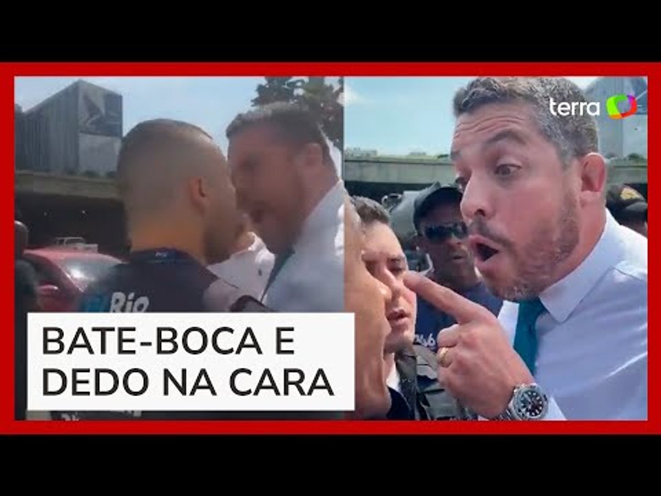 Deputado que quebrou placa de Marielle Franco parte para cima de servidores da prefeitura do RJ