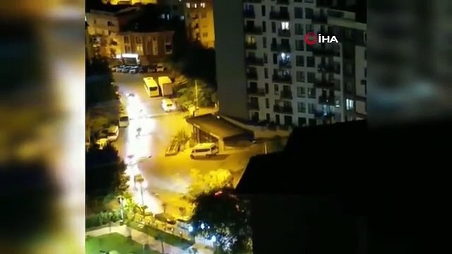 Kağıthane'de polis ekiplerinden şehit polis anısına araç konvoyu