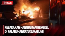 Korsleting Listrik, Kebakaran Hanguskan Bengkel di Palabuhanratu Sukabumi