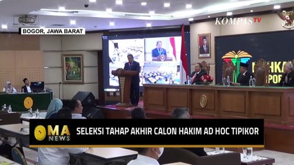 152 Calon Hakim Ad Hoc Tipikor Ikuti Diklat  MA NEWS