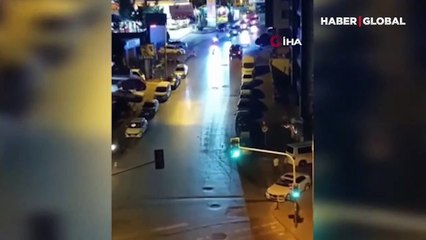 Kağıthane'de düzenlenen uyuşturucu operasyonunda şehit olan Hakan Telli için polis ekiplerinden konvoy