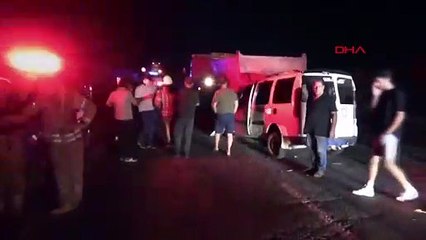 Des véhicules venant de l'arrière ont percuté des camions arrêtés en raison d'un dysfonctionnement à Silivri : 1 mort, 1 blessé