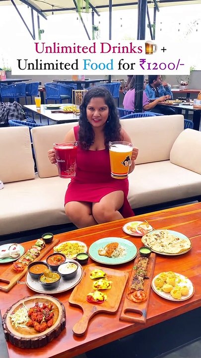 Unlimited Food + Drinks for Rs 1200 in Pune