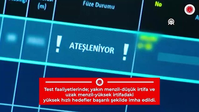 Kod adı: Hisar O+! Milli Hava Savunma Füze Sistemi kritik saha testlerini geçti