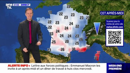 Des températures en baisse et un risque d'orages ce samedi