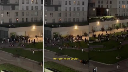 Esenyurt'ta siteyi birbirine katan kavga 