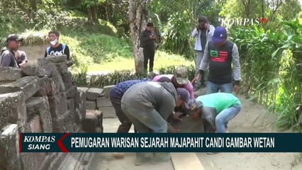 Pemugaran Candi Gambar Wetan, Warisan Sejarah Majapahit di Kediri