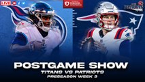 CLNS Media's Taylor Kyles and John Zannis provide a live recap of the New England Patriots' last preseason match-up against the Tennessee Titans. In this showdown, the Patriots were handed a 23-7 defeat by the Titans.  This episode of the Patriots Postgam