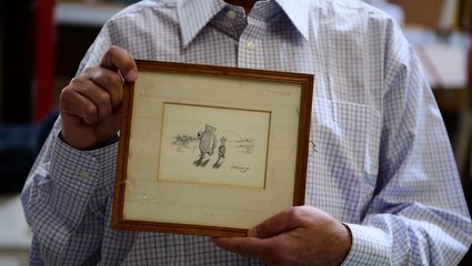 ‘Last-ever’ Winnie the Pooh illustration discovered wrapped in tea towel