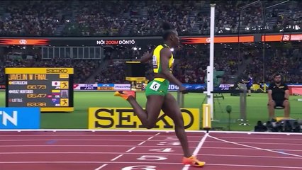 Jamaica's Jackson wins 200m gold with second-fastest time in history
