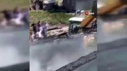 Yüksekova'da çıkan yangında tandır evi küle döndü