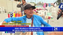 MML reubica a ambulantes de Mesa Redonda en nueva feria