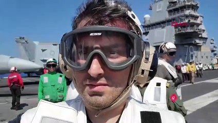 Le nouveau porte-avions de la marine américaine a effectué un exercice à Antalya