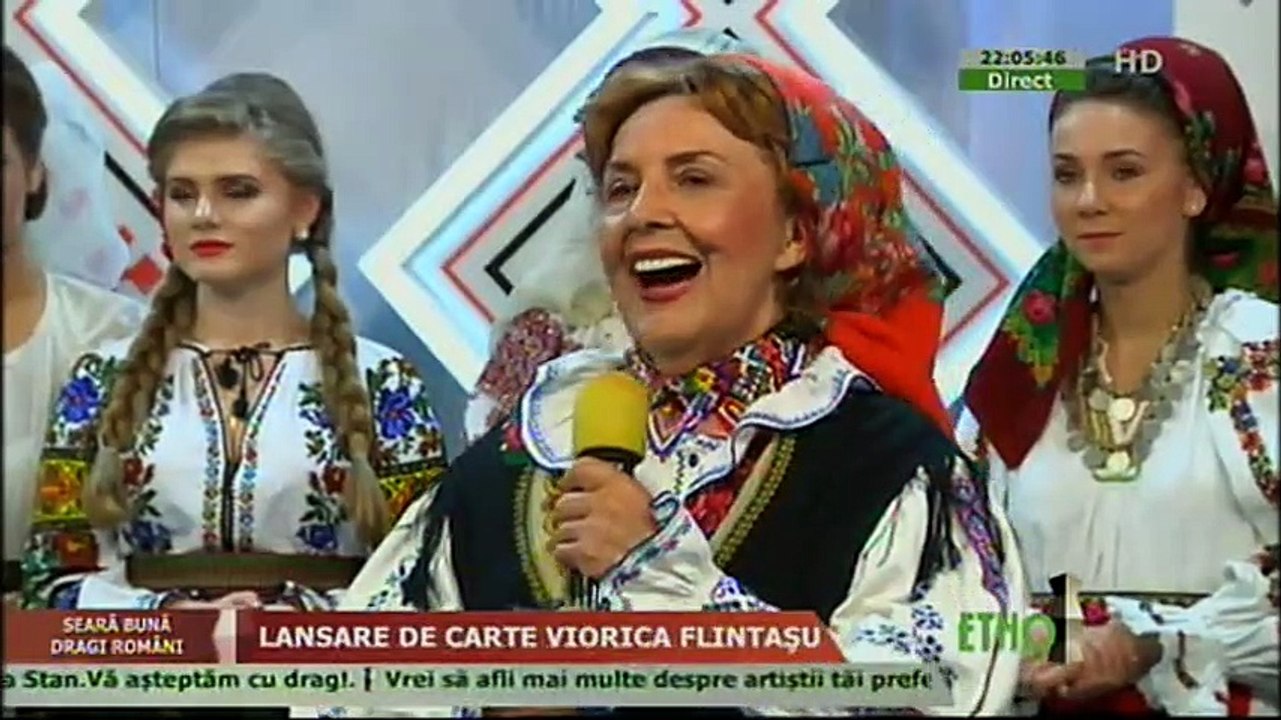 Viorica Flintasu - Nu-i modru ca stiu canta (Seara buna, dragi romani! - ETNO TV - 19.10.2015)