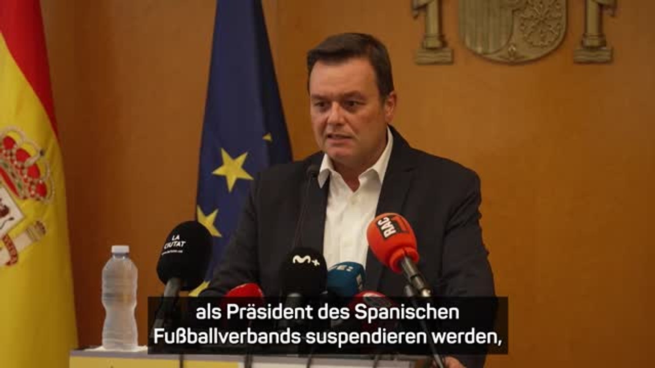 Spanische Sportbehörde will Rubiales suspendieren