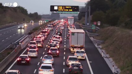Controesodo, 11 milioni di veicoli in strada nel weekend