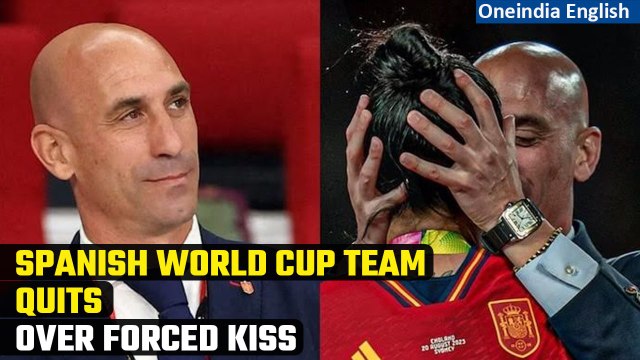 Spain team quits as Luis Rubiales refuses to resign in kiss scandal involving Hermoso| Oneindia News