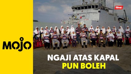 Alunan al-Quran bergema atas KD Teguh Samudera