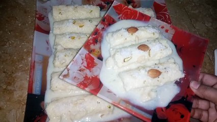 Bread malai roll quick and easy yummy sweet dish