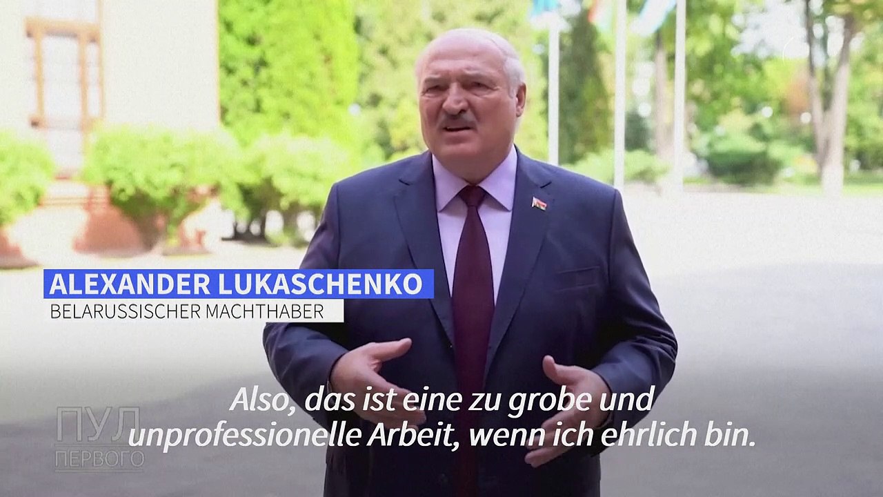 Lukaschenko: Prigoschin-Absturz zu unprofessionell für Putin ausgeführt
