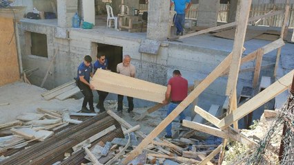 İnşaatta ilginç ölüm