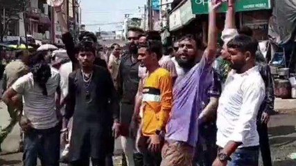 बैतूल: NSUI ने मुख्यमंत्री का पुतला जलाने का किया प्रयास, पुलिस ने किया वाटर कैनन का प्रयोग