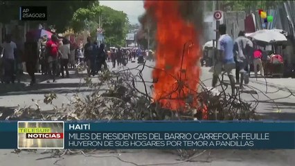 Haitianos huyeron de sus casas debido a la violencia de pandillas