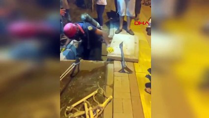 Un chaton bloqué à Diyarbakir sauvé par les pompiers