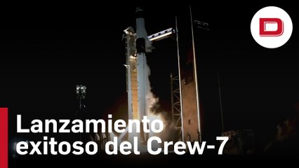 Lanzamiento exitoso de la misión Crew-7 de la NASA y SpaceX