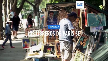 Las casetas de libros del Sena en París no quieren desaparecer durante los Juegos Olímpicos
