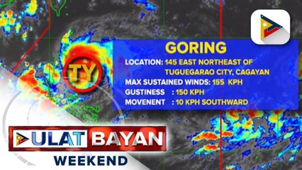 Signal No. 3, nakataas na sa ilang lugar sa Cagayan at Isabela dahil sa Typhoon #GoringPH