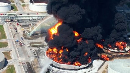 ABD'de petrol rafinerisinde yangın çıkan bölgeden tahliyeler başladı