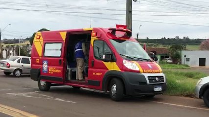 Motociclista fica ferido em acidente  no Floresta
