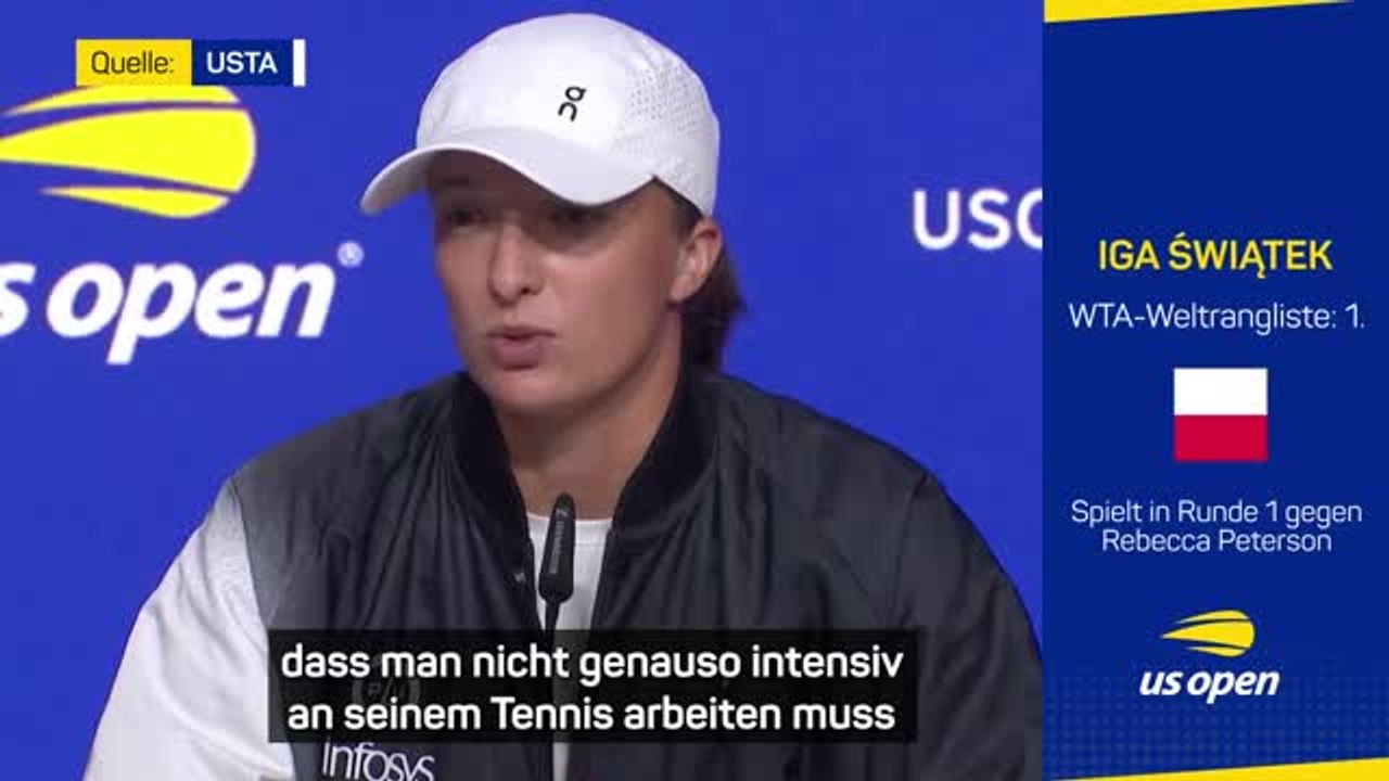 Świątek: 'Bin bei Grand Slams effizienter'