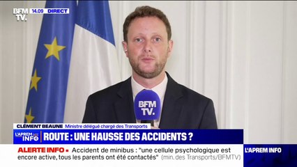 Accident dans le Lot-et-Garonne: Clément Beaune indique qu'une "cellule psychologique est active"