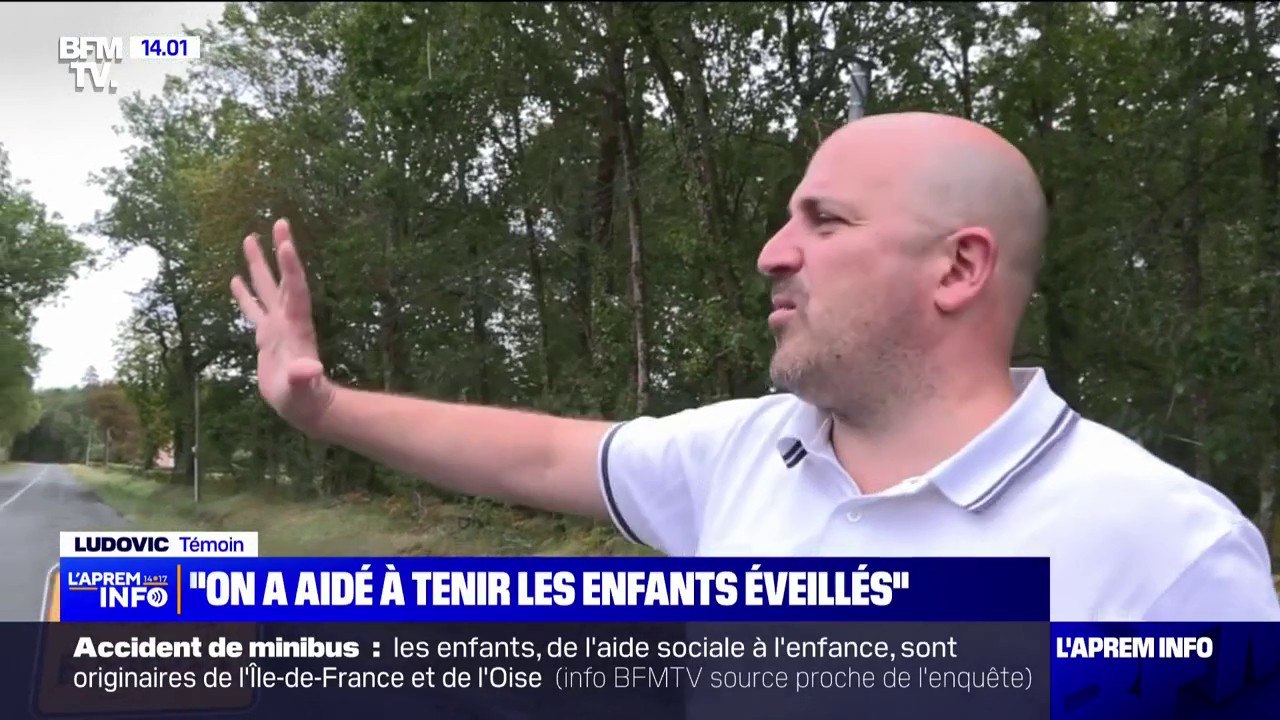 "C'était assez stupéfiant, spectaculaire": Ludovic a été témoin de l'accident de minibus dans le Lot-et-Garonne