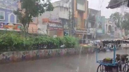 మన్యం జిల్లా: గంటకు పైగా దంచికొట్టిన వర్షం