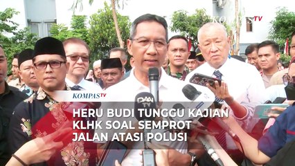 Heru Budi Tunggu Kajian KLHK Soal Semprot Air ke Jalan Bisa Tekan Polusi Udara di Jakarta