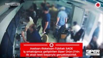 SİPER Ürün-2'den ilk atışlı test