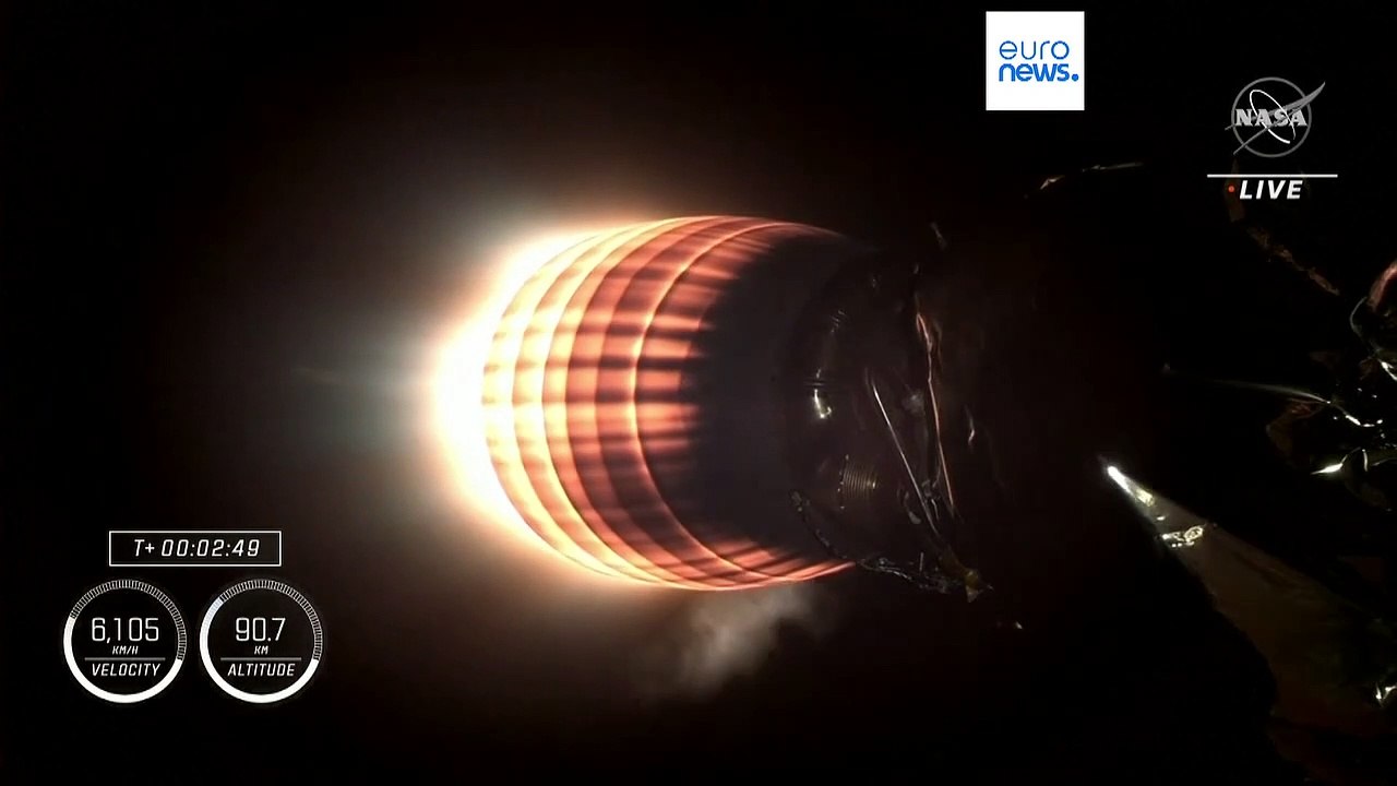 Auf dem Weg zur ISS: völlig losgelöst von den irdischen Konflikten